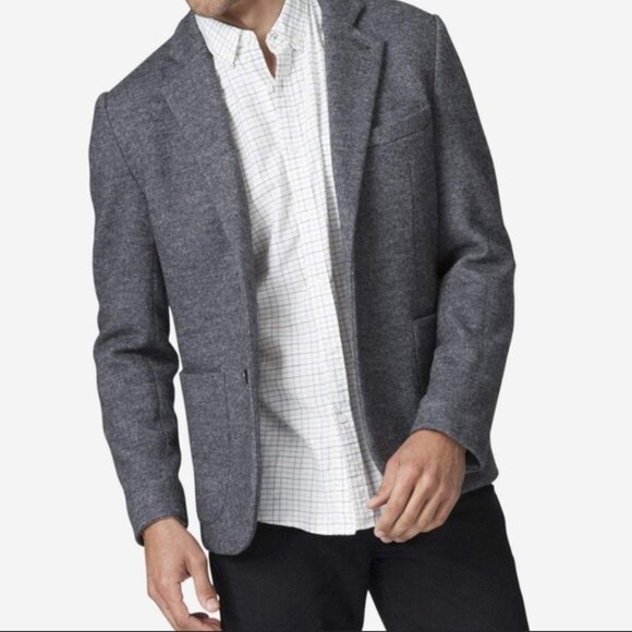 π΄οΈ J.Crew Menβs Slim Fit Grey Wool Blend Knit Blazer SZ S | Classic Casual - Picture 1 of 8
